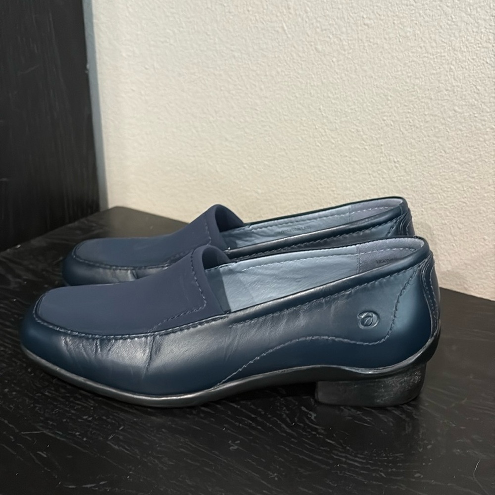 Aravon Comfort Business Career Lycra / Leather Upper Block Heel Size 7.5.